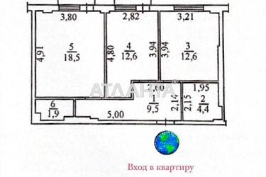 2-rooms apartment apartment by the address st. Lyustdorfskaya dor Chernomorskaya dor (area 61,5 m²) - Atlanta.ua - photo 11