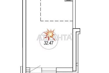 1-кімнатна квартира за адресою вул. Середньофонтанська (площа 32,8 м²) - Atlanta.ua - фото 23