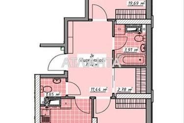 2-rooms apartment apartment by the address st. Kurortnyy per (area 73 m²) - Atlanta.ua - photo 34