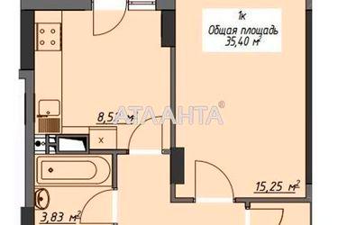 1-кімнатна квартира за адресою вул. Грушевського Михайла (площа 35,7 м²) - Atlanta.ua - фото 38