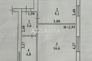 1-кімнатна квартира за адресою вул. Воронезька (площа 34 м²) - Atlanta.ua - фото 16