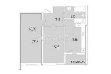 2-кімнатна квартира за адресою вул. Краснова (площа 64 м²) - Atlanta.ua - фото 19