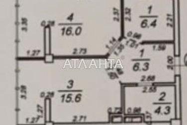 1-кімнатна квартира за адресою вул. Малиновського марш. (площа 48,6 м²) - Atlanta.ua - фото 35