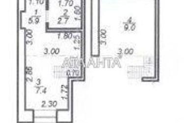 1-room apartment apartment by the address st. 10 aprelya (area 25 m²) - Atlanta.ua - photo 46