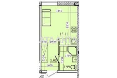 1-кімнатна квартира за адресою вул. Слобідська (площа 21,7 м²) - Atlanta.ua - фото 15