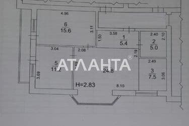 3-комнатная квартира по адресу Одесский переулок (площадь 72 м²) - Atlanta.ua - фото 29