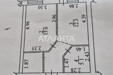 1-кімнатна квартира за адресою вул. Зелена (площа 42,3 м²) - Atlanta.ua - фото 14