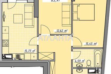 2-кімнатна квартира за адресою Курортний пров. (площа 63,5 м²) - Atlanta.ua - фото 23