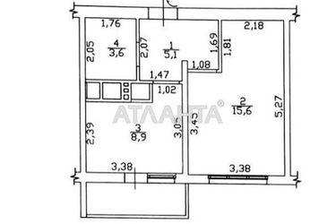 1-room apartment apartment by the address st. Lyustdorfskaya dor Chernomorskaya dor (area 34,4 m²) - Atlanta.ua - photo 38