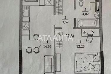 1-кімнатна квартира за адресою вул. Спортивна (площа 38 м²) - Atlanta.ua - фото 17