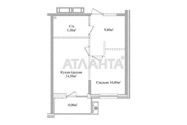 1-кімнатна квартира за адресою вул. Варненська (площа 44 м²) - Atlanta.ua - фото 12