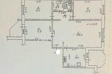 Багатокімнатна квартира за адресою вул. Скворцова (площа 81,9 м²) - Atlanta.ua - фото 28