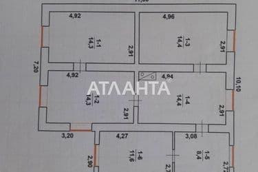 House by the address st. Dmitriya Bodnarovskogo Tsentralnaya (area 77,4 m²) - Atlanta.ua - photo 17