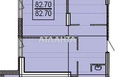 3-кімнатна квартира за адресою вул. Дача Ковалевського (площа 82,7 м²) - Atlanta.ua - фото 9