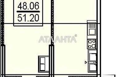 1-кімнатна квартира за адресою вул. Дача Ковалевського (площа 51,2 м²) - Atlanta.ua - фото 9