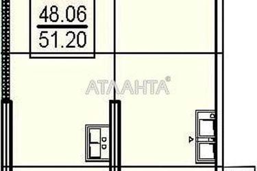 1-кімнатна квартира за адресою вул. Дача Ковалевського (площа 51,2 м²) - Atlanta.ua - фото 9