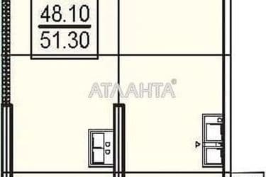 1-комнатная квартира по адресу ул. Дача Ковалевского (площадь 51,3 м²) - Atlanta.ua - фото 7