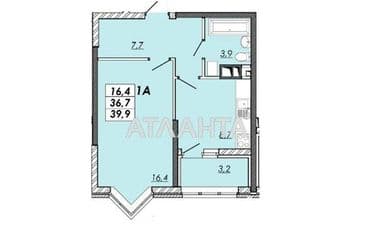 1-комнатная квартира по адресу Овидиопольская дор. (площадь 40 м²) - Atlanta.ua - фото 10
