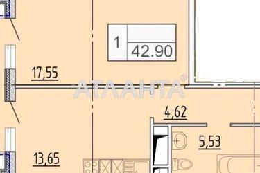 1-кімнатна квартира за адресою вул. Італійська бульв. (площа 43 м²) - Atlanta.ua - фото 23