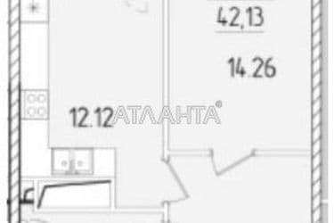 1-комнатная квартира по адресу ул. Краснова (площадь 42 м²) - Atlanta.ua - фото 10