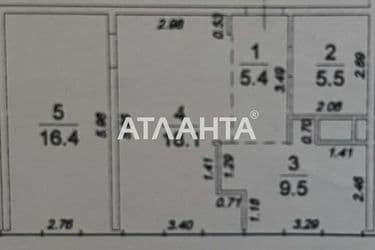 2-rooms apartment apartment by the address st. Bolgarskaya Budennogo (area 54,9 m²) - Atlanta.ua - photo 34