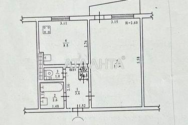 1-кімнатна квартира за адресою вул. Академіка Корольова (площа 34,4 м²) - Atlanta.ua - фото 22