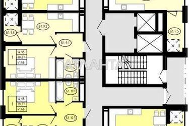 1-кімнатна квартира за адресою Замарстинівська вул. (площа 53,5 м²) - Atlanta.ua - фото 11