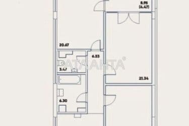 2-комнатная квартира по адресу ул. Репина (площадь 93,9 м²) - Atlanta.ua - фото 23