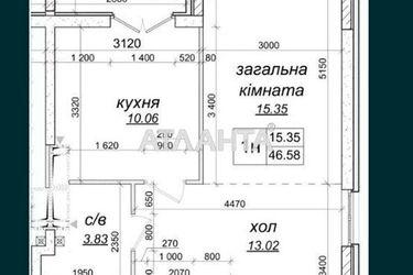 1-комнатная квартира по адресу ул. Пригородная (площадь 45 м²) - Atlanta.ua - фото 30