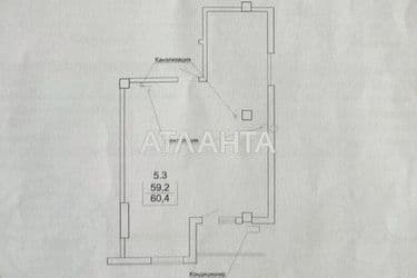 2-rooms apartment apartment by the address st. Karantinnaya Lizoguba (area 60,4 m²) - Atlanta.ua - photo 33