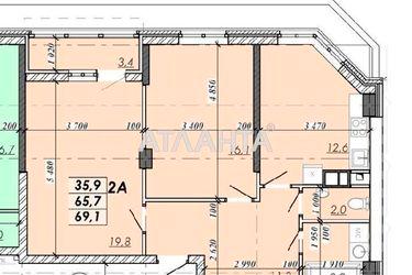 2-кімнатна квартира за адресою Овідіопольська дор. (площа 69,2 м²) - Atlanta.ua - фото 10
