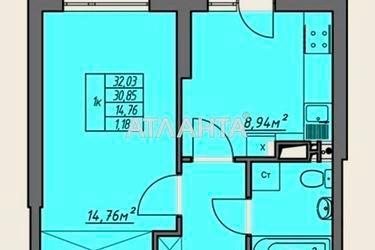 1-кімнатна квартира за адресою вул. Грушевського Михайла (площа 33 м²) - Atlanta.ua - фото 24