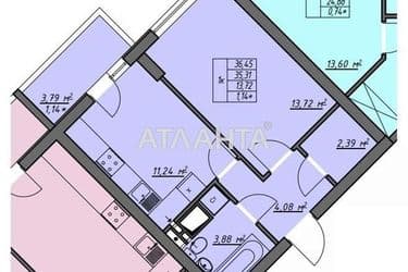 1-room apartment apartment by the address st. Vorobeva ak (area 36,5 m²) - Atlanta.ua - photo 11