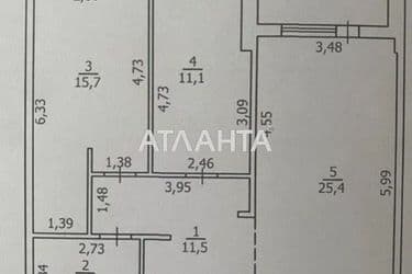 2-кімнатна квартира за адресою вул. Французький бульв. (площа 75 м²) - Atlanta.ua - фото 66