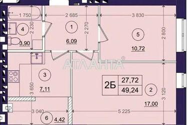 2-кімнатна квартира за адресою вул. Промислова (площа 49,2 м²) - Atlanta.ua - фото 42