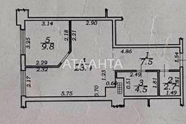 1-room apartment apartment by the address st. Gagarinskoe plato (area 48 m²) - Atlanta.ua - photo 28