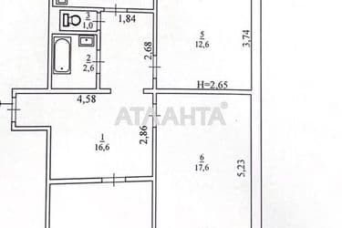 3-комнатная квартира по адресу ул. Николая Закревского (площадь 77,1 м²) - Atlanta.ua - фото 30