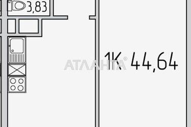 1-кімнатна квартира за адресою вул. Перлинна (площа 44,4 м²) - Atlanta.ua - фото 9