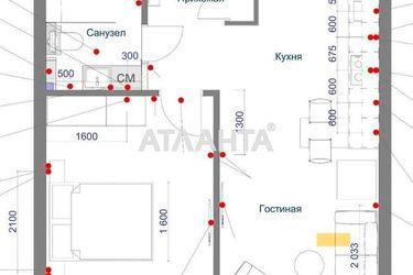 1-room apartment apartment by the address st. Sportivnaya (area 44,9 m²) - Atlanta.ua - photo 30