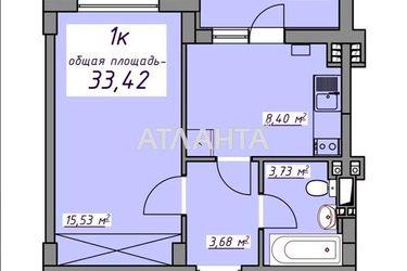 1-кімнатна квартира за адресою вул. Масив 10 (площа 33,4 м²) - Atlanta.ua - фото 11