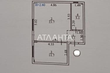 1-room apartment apartment by the address st. Institutskaya (area 43,6 m²) - Atlanta.ua - photo 33