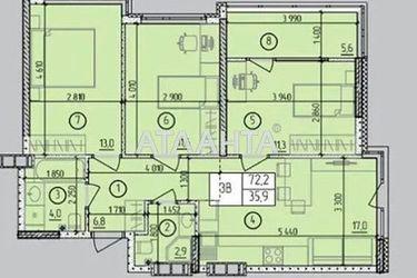 3-комнатная квартира по адресу ул. Филатова ак. (площадь 72,8 м²) - Atlanta.ua - фото 9