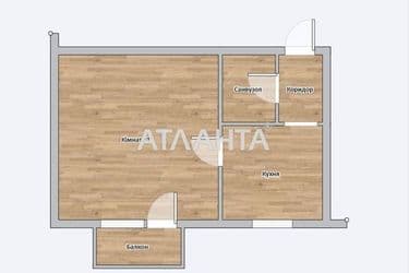 1-room apartment apartment by the address st. Geroev Natsgvardii (area 38 m²) - Atlanta.ua - photo 14