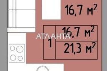 1-кімнатна квартира за адресою Небесної сотні пр. (площа 21,3 м²) - Atlanta.ua - фото 14