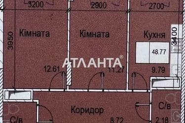 2-кімнатна квартира за адресою вул. Сахарова (площа 48,8 м²) - Atlanta.ua - фото 16