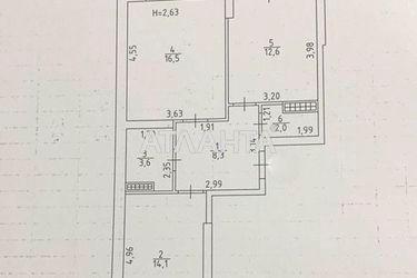 2-комнатная квартира по адресу ул. Грушевского Михаила (площадь 58,4 м²) - Atlanta.ua - фото 23