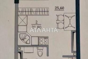 1-кімнатна квартира за адресою вул. Вільямса ак. (площа 26 м²) - Atlanta.ua - фото 27