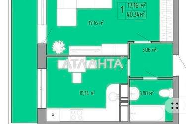 1-room apartment apartment by the address st. Pishonovskaya (area 40,3 m²) - Atlanta.ua - photo 22