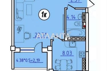 1-кімнатна квартира за адресою вул. Бочарова ген. (площа 39,3 м²) - Atlanta.ua - фото 10