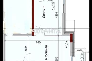 1-кімнатна квартира за адресою вул. Дачна (площа 46,8 м²) - Atlanta.ua - фото 16